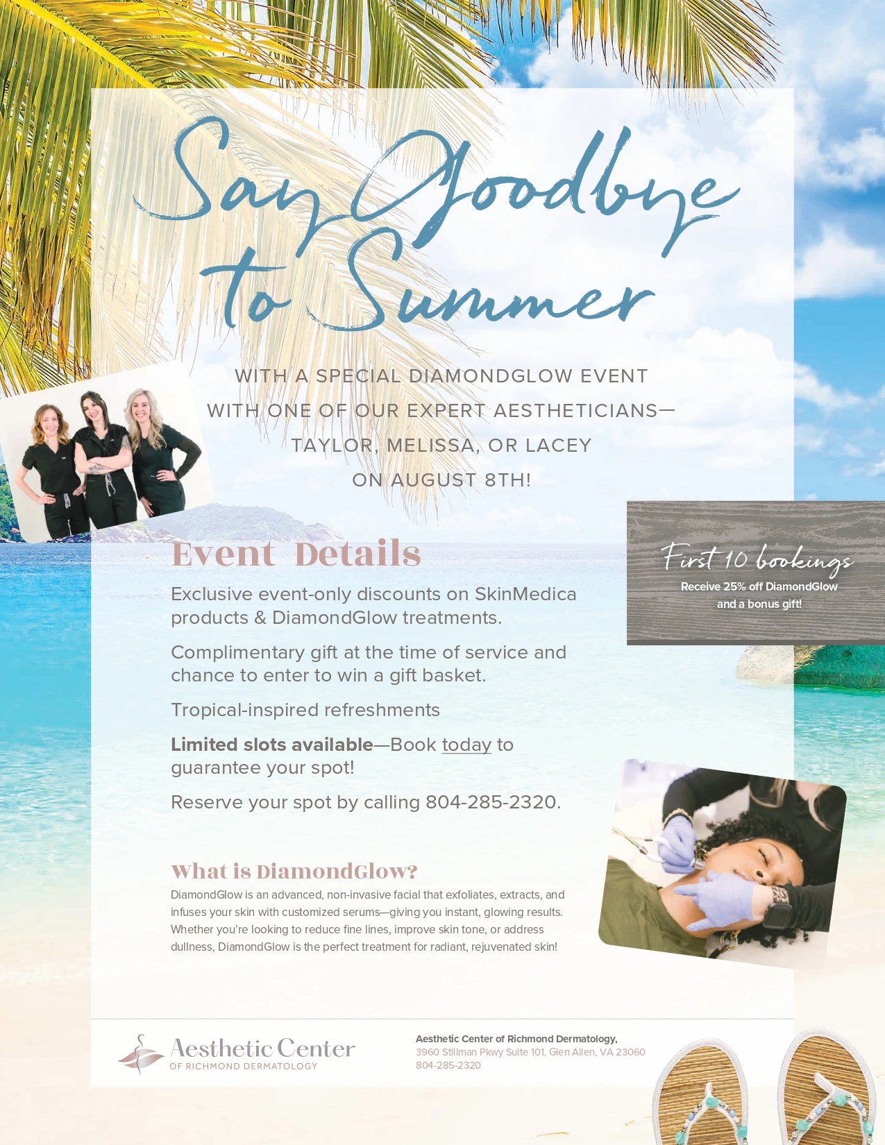 DiamondGlow campaign image in Glen Allen, VA Aesthetic Center of Richmond Dermatology