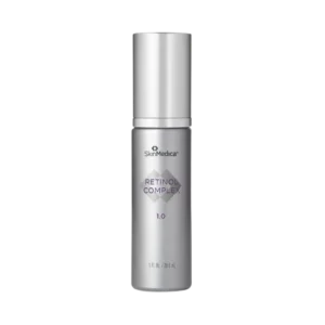 SkinMedica Retinol Complex 1.0 anti-aging serum bottle at Aesthetic Center of Richmond Dermatology, Glen Allen, VA