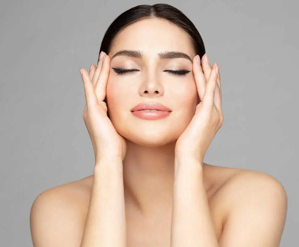 A woman is receiving anti-aging treatments in Aesthetic Center of Richmond Dermatology in Glen Allen, VA