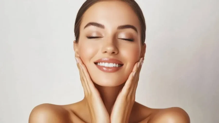 Happy client after taking hyperpigmentation Treatments in Glen Allen, VA at Aesthetic Center of Richmond Dermatology